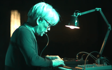 Photo of set Ryuichi Sakamoto & Taylor Deupree.
