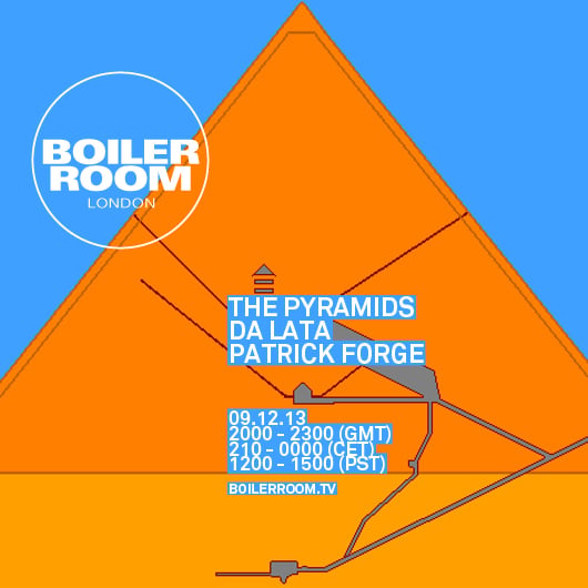 Flyer for event The Pyramids.