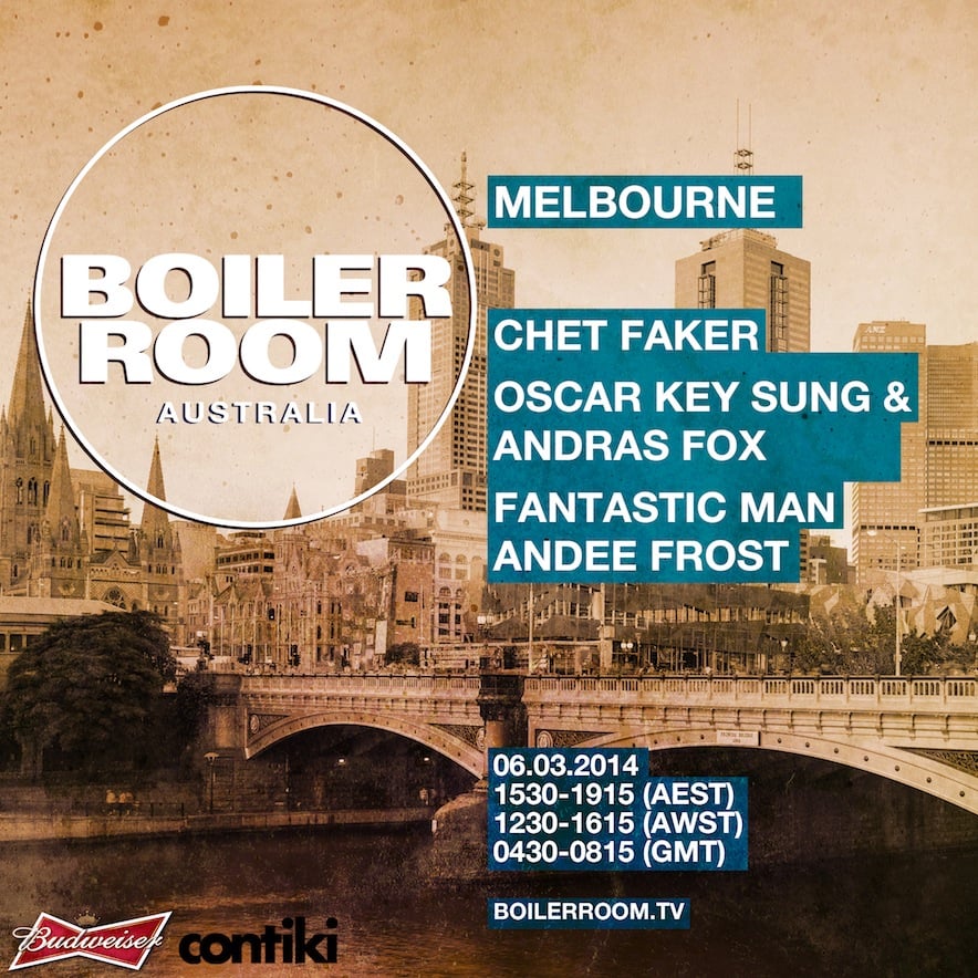 Flyer for event Boiler Room Australia: Melbourne Day.