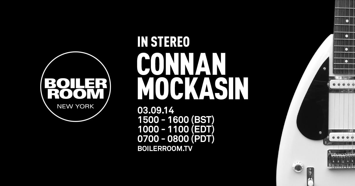 Flyer for event In Stereo: Connan Mockasin .