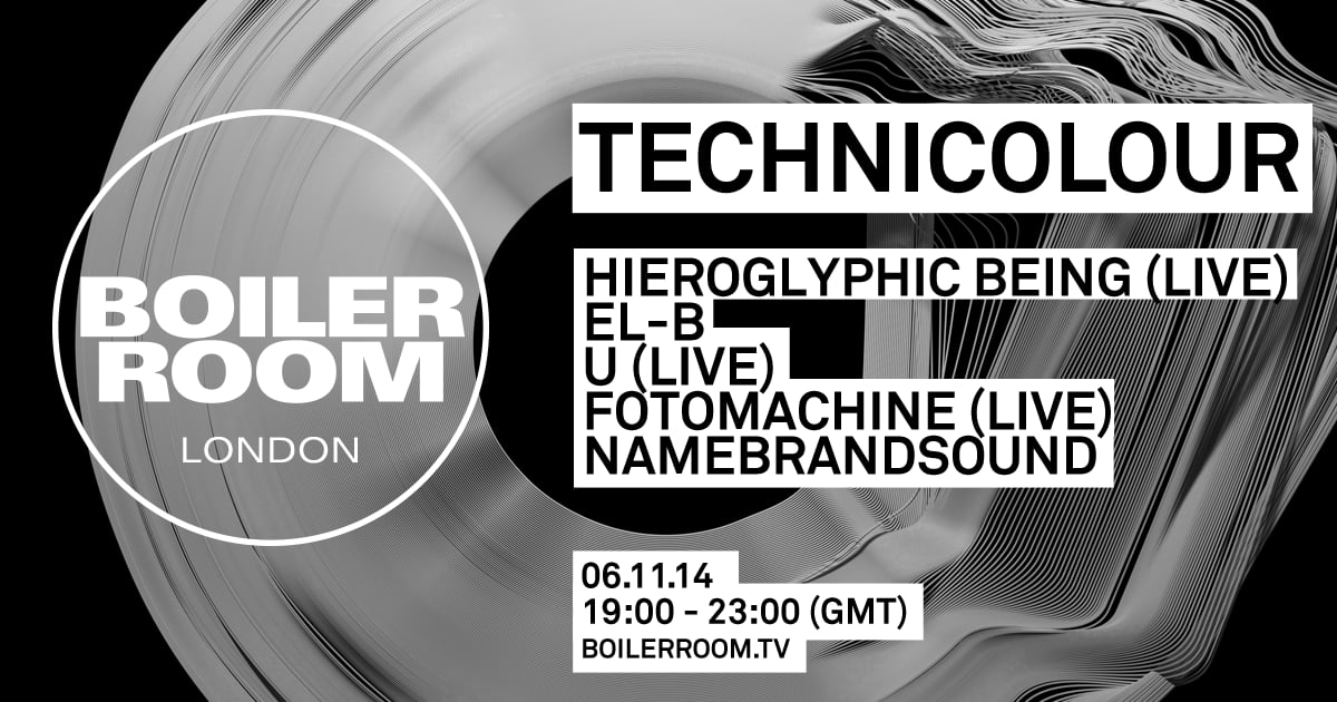 Flyer for event Technicolour .
