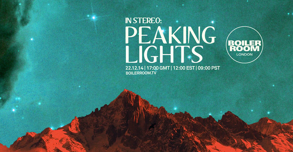 Flyer for event In Stereo: Peaking Lights.