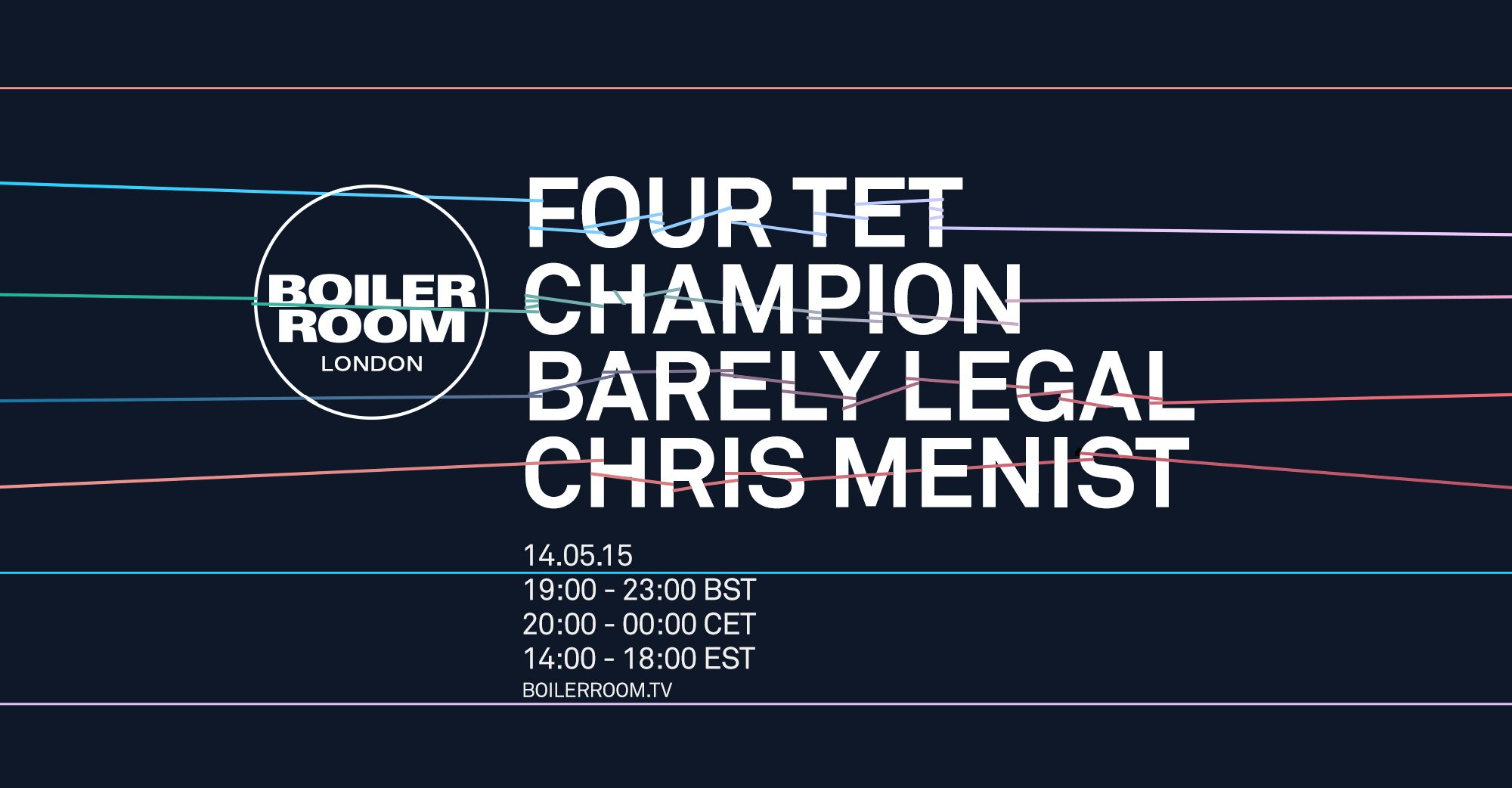 Flyer for event Four Tet & Friends.