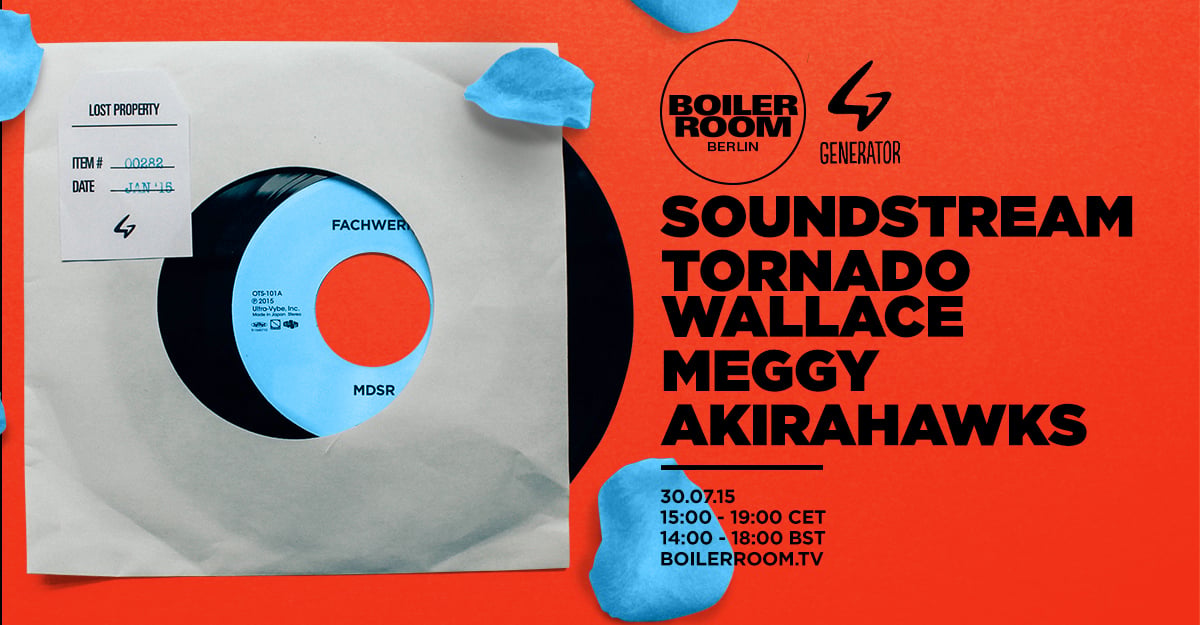 Flyer for event BR x Generator: Berlin.