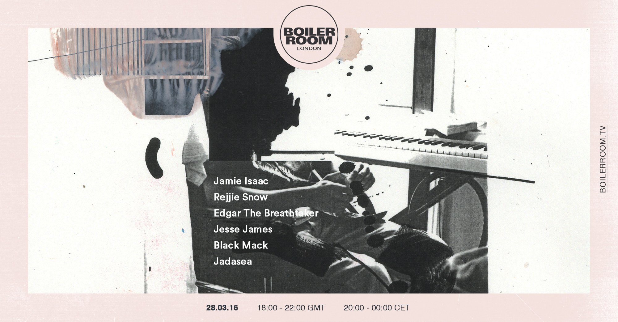 Flyer for event Jamie Isaac, Reijjie Snow, Edgar The Breathtaker, Jesse James, Black Mack, Jadasea.