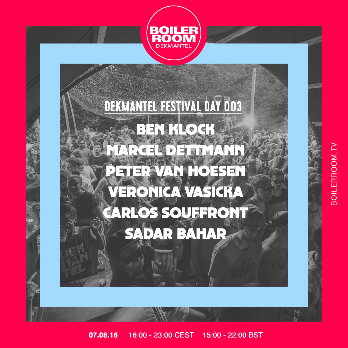 Flyer for event Dekmantel Day 003.