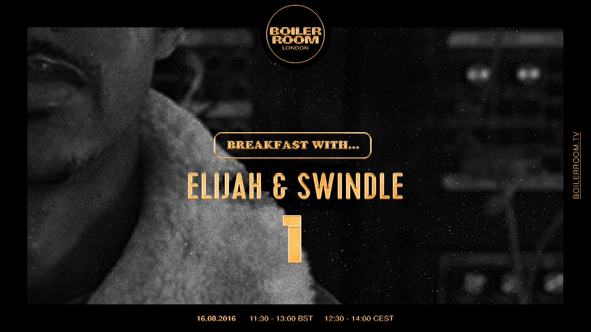 Flyer for event Channel 1: Breakfast with Elijah & Swindle.