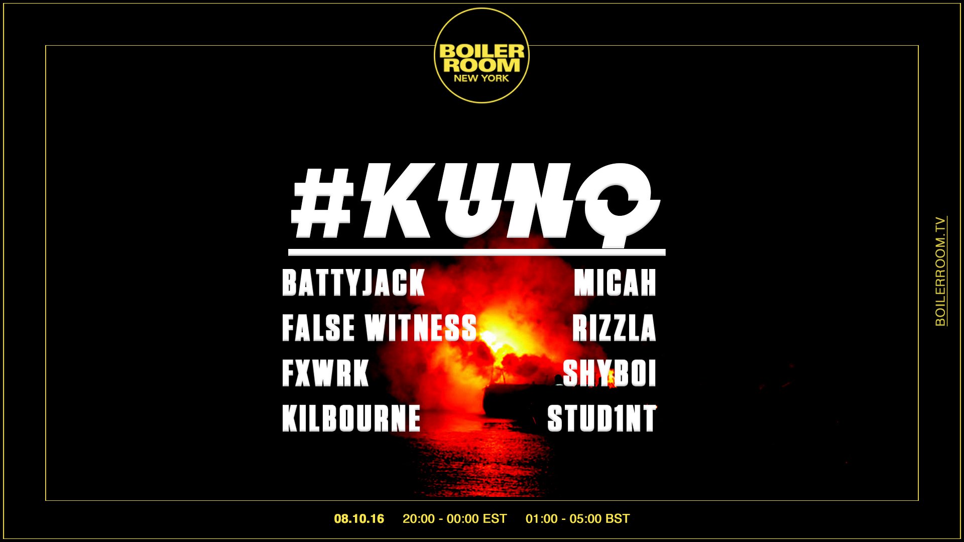 Flyer for event #KUNQ.