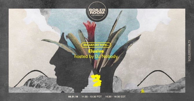 Flyer for event Elusive.
