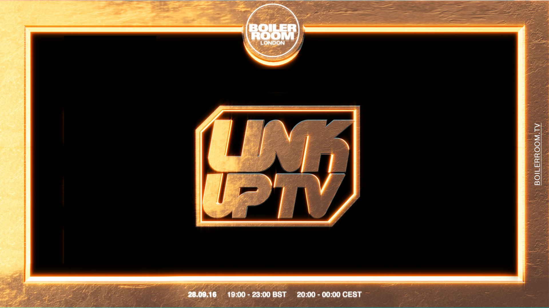 Flyer for event BR LDN: Link Up TV.