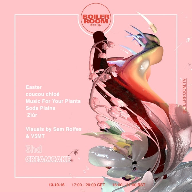 Flyer for event Music For Your Plants.