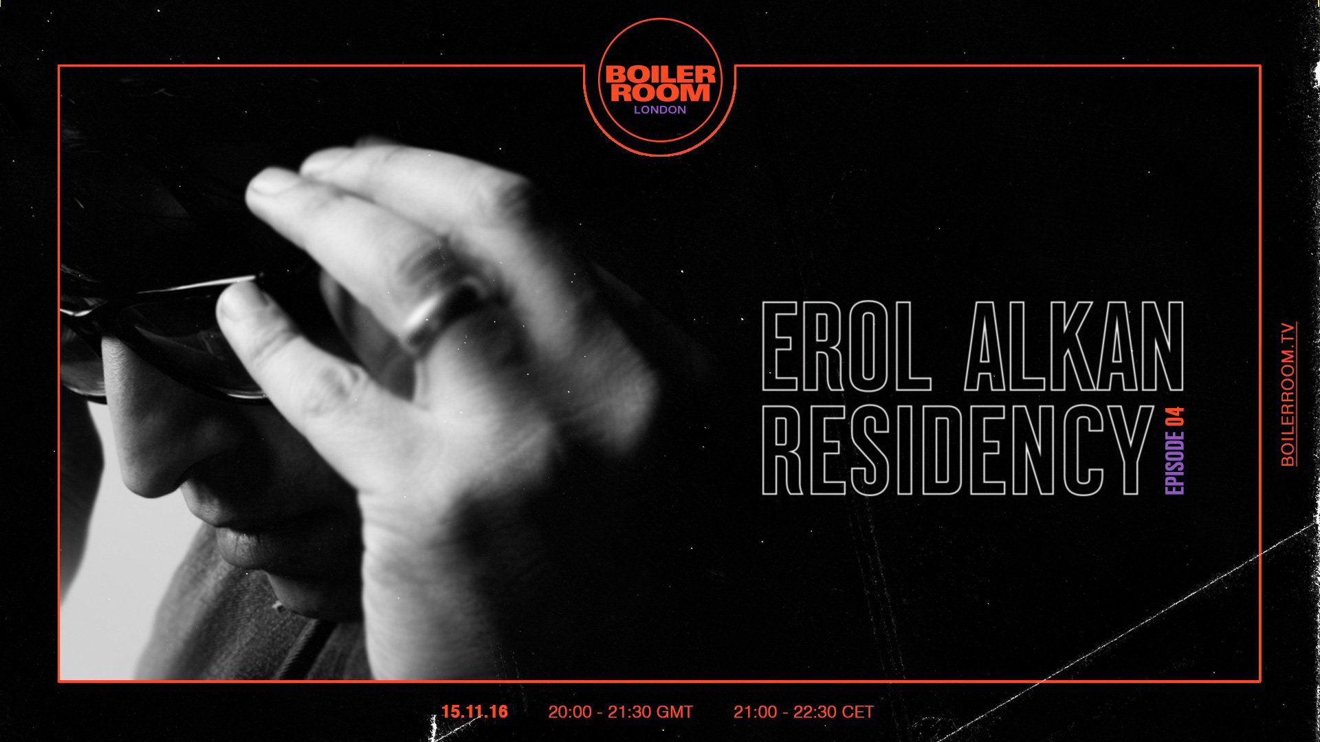 Flyer for event Erol Alkan: Residency Episode 04.