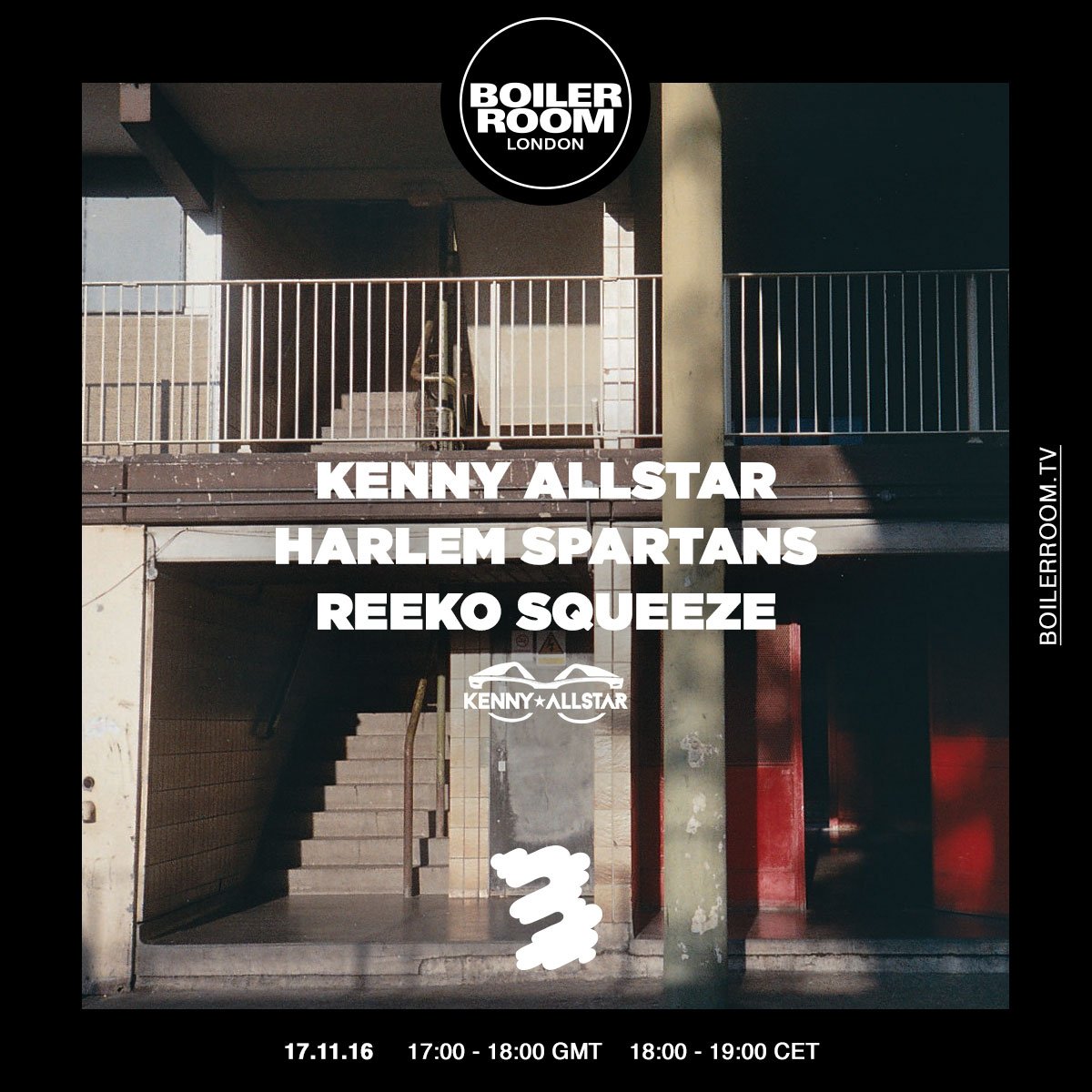 Flyer for event KENNY ALLSTAR: HARLEM SPARTANS & REEKO SQUEEZE.