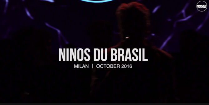 Flyer for event Ninos Du Brasil Boiler Room x The Italian New Wave.