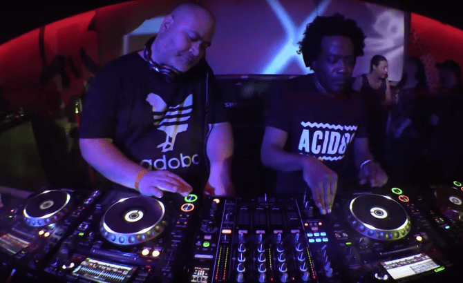 Flyer for event DJ Pierre b2b DJ Hyperactive.