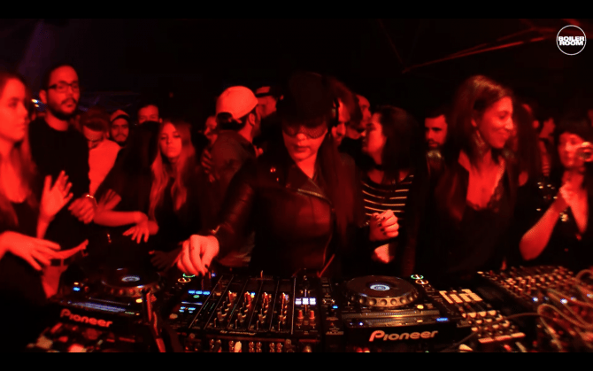 Flyer for event Miss Kittin.