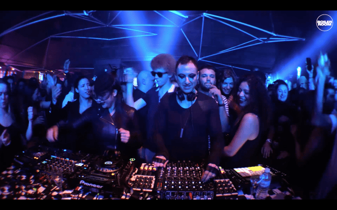 Flyer for event Miss Kittin b2b Dubfire.