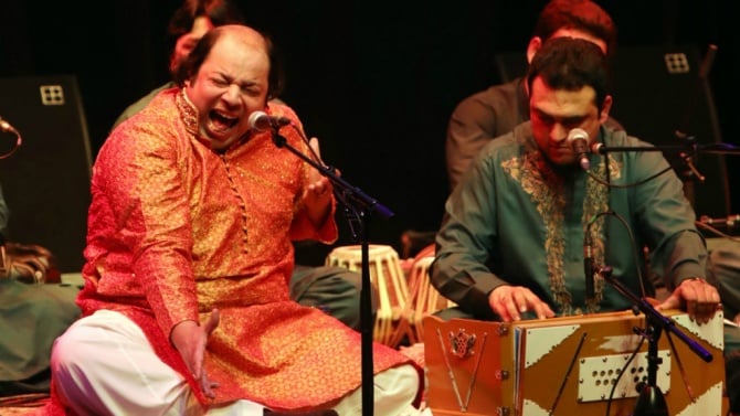 Flyer for event Rizwan-Muazzam Qawwali.