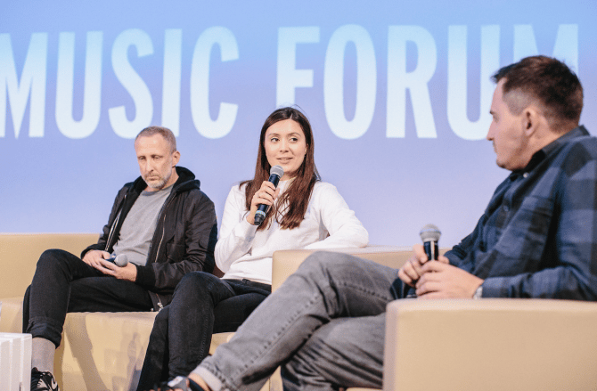 Photo of set The Music Media Landscape.
