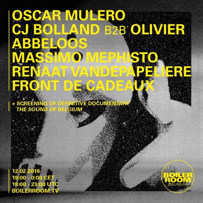 Flyer for event The Sound of Belgium.
