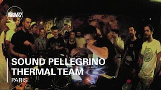 Flyer for event Sound Pellegrino Thermal Team 55 Min Mix.