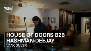 Flyer for event House of Doors b2b Hashman Deejay.