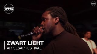 Flyer for event Zwart Licht.