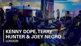 Flyer for event Kenny Dope, Terry Hunter & Joey Negro Interview.