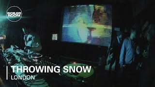 Flyer for event Throwing Snow .