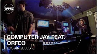 Flyer for event Computer Jay feat. Orfeo.