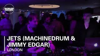 Flyer for event JETS (Jimmy Edgar b2b Machinedrum).