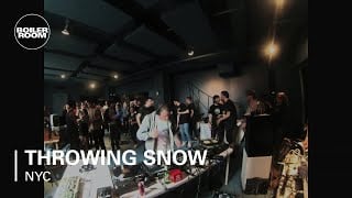 Flyer for event Throwing Snow.