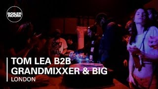 Flyer for event Tom Lea B2B Grandmixxer and Big Narstie.