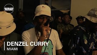 Flyer for event Denzel Curry at Boiler Room Rap Life Miami.