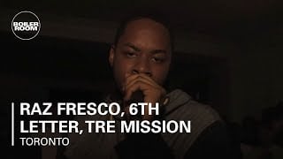 Flyer for event Cypher w/ Raz Fresco, 6th Letter, and Tre Mission.