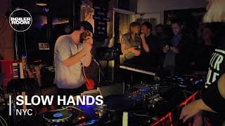 Flyer for event Slow Hands Boiler Room NYC Live Show.