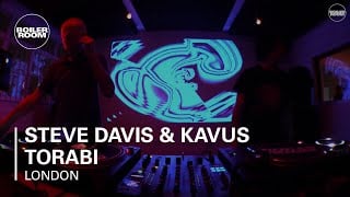 Flyer for event Steve Davis & Kavus Torabi.