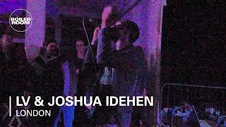 Flyer for event LV & Joshua Idehen.