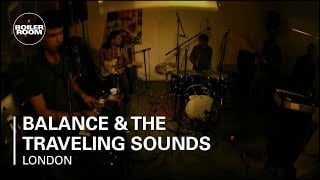 Flyer for event Balance & The Traveling Sounds.