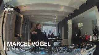 Flyer for event Marcel Vogel.