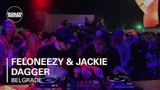 Flyer for event Feloneezy & Jackie Dagger.