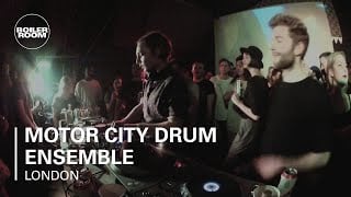 Flyer for event Motor City Drum Ensemble 60 Min Mix.