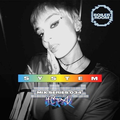 Flyer for event SYSTEM Mix 034: HCPXO.