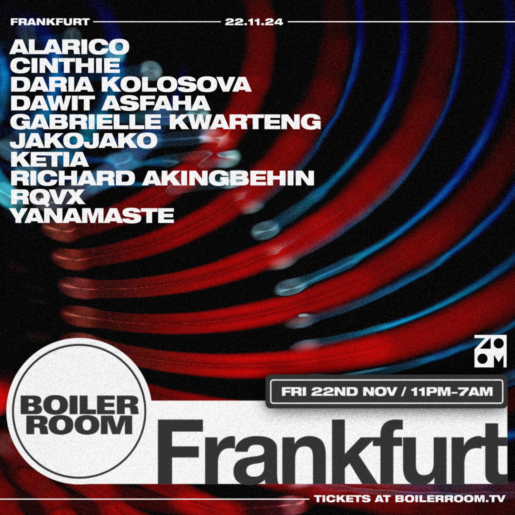Flyer for event Frankfurt | Friday.
