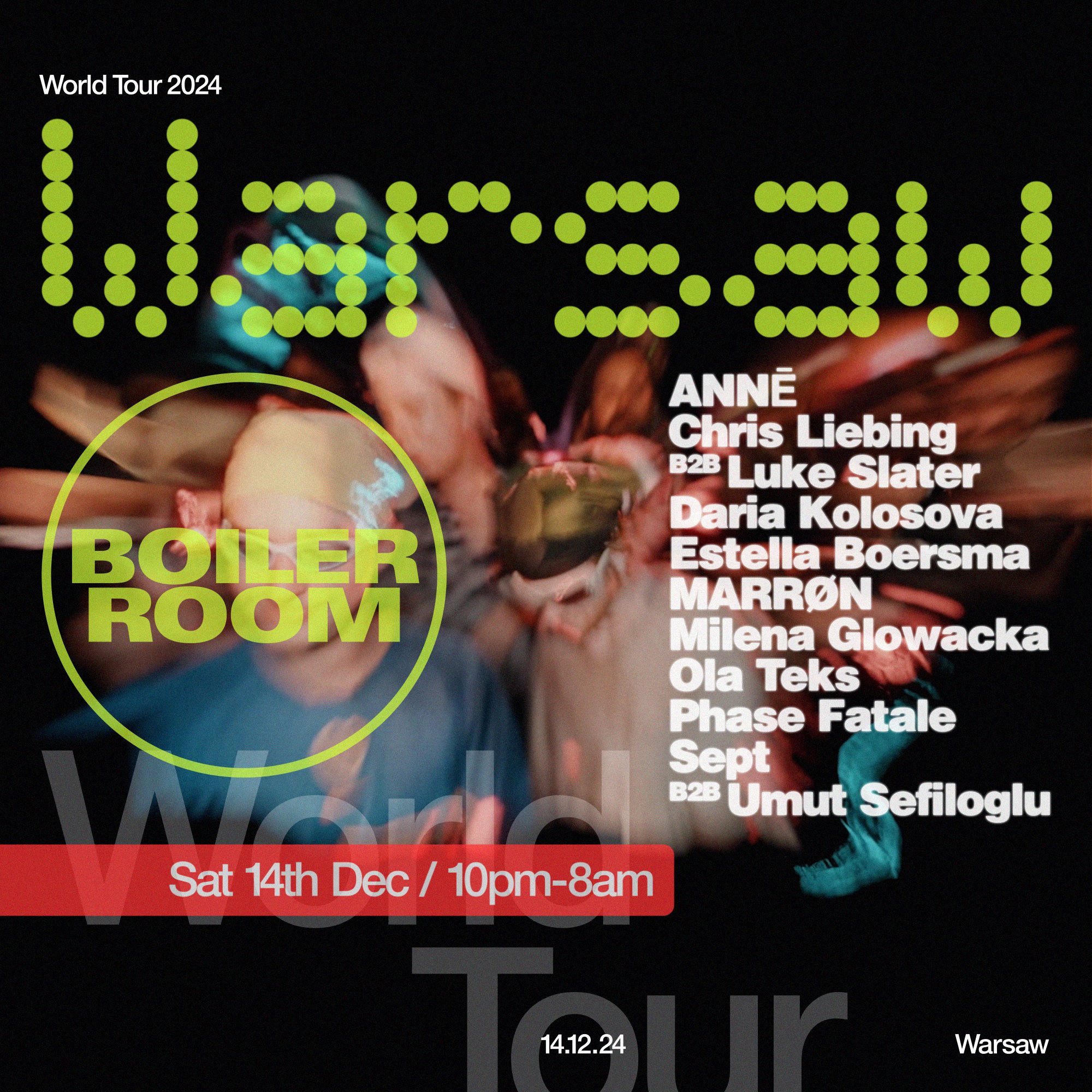 Flyer for event Warsaw.