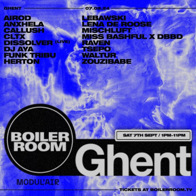 Flyer for event Ghent.