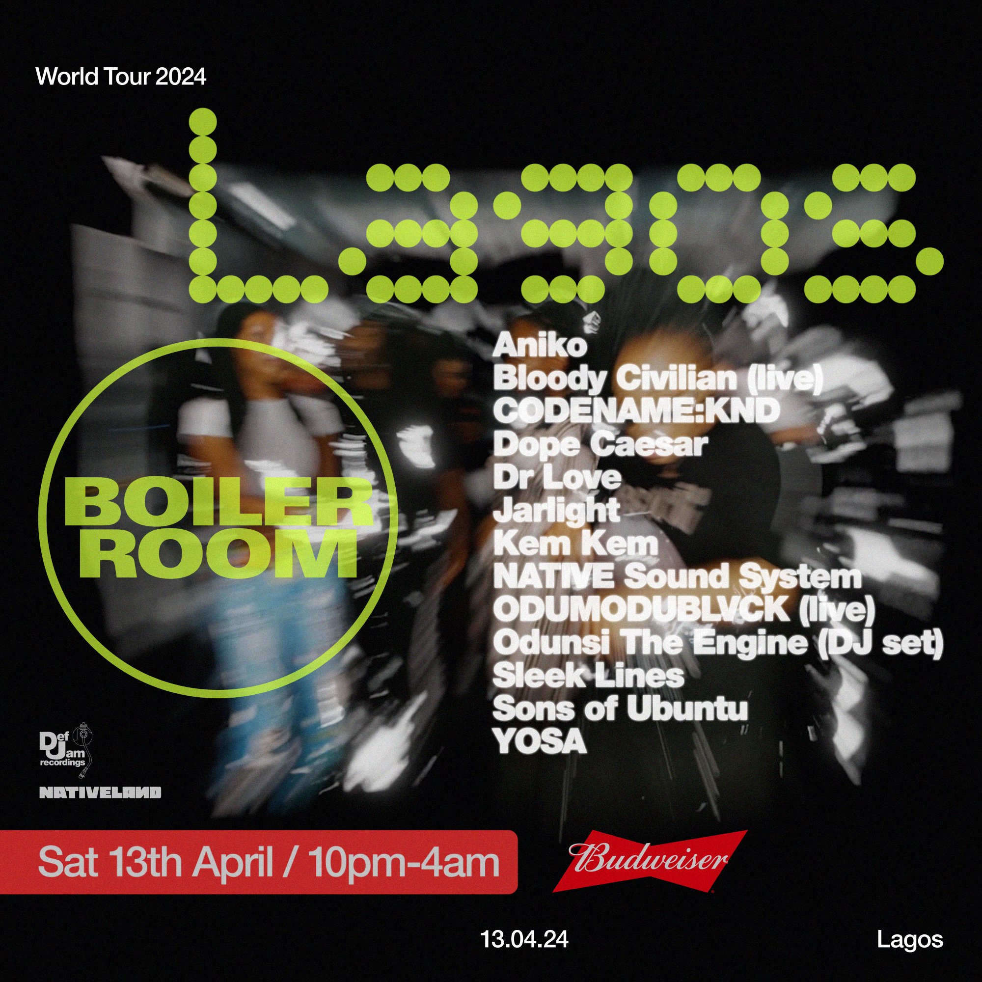 Flyer for event Lagos.