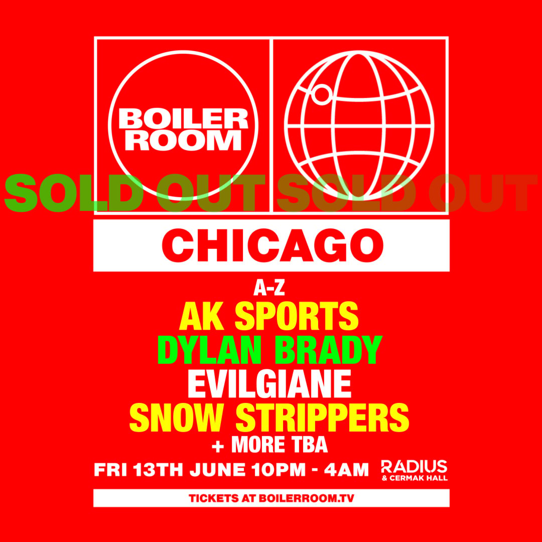 Flyer for event Chicago | Friday.