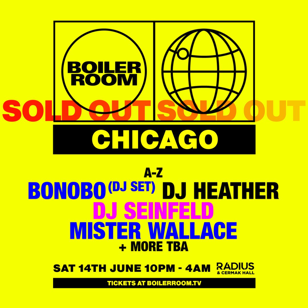 Flyer for event Chicago | Saturday.