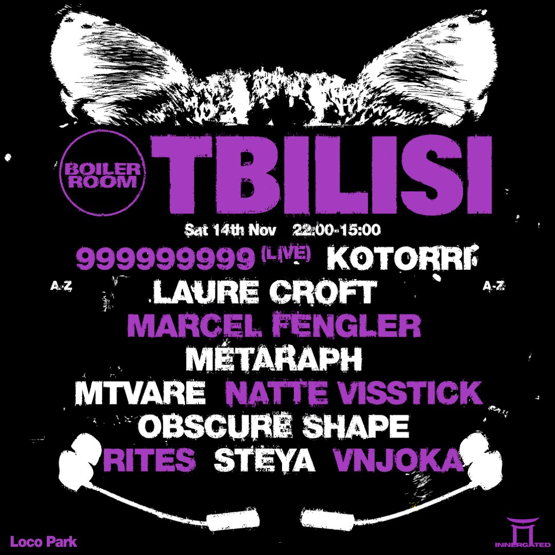 Flyer for event Tbilisi.
